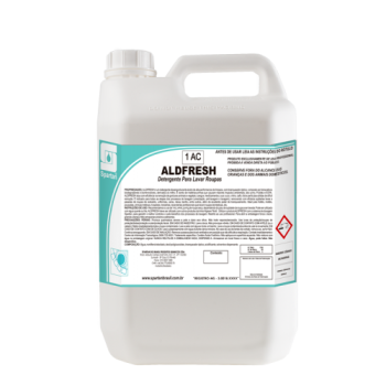 ALDFRESH - Detergente ácido para lavar roupas c/ branqueador óptico - 5 litros
