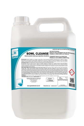 BOWL CLEANSE - Limpador para Aparelhos Sanitários - 5 litros