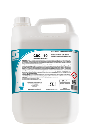 CDC-10 Detergente Desincrustante Alcalino Clorado - 5 Litros