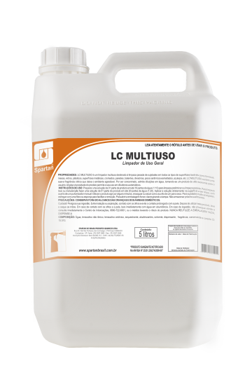 LC MULTIUSO - Limpador Multiuso Remove de tinta de caneta - 5 Litros