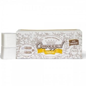 Papel Higiênico Interfolhado Folha Dupla 8000 Folhas