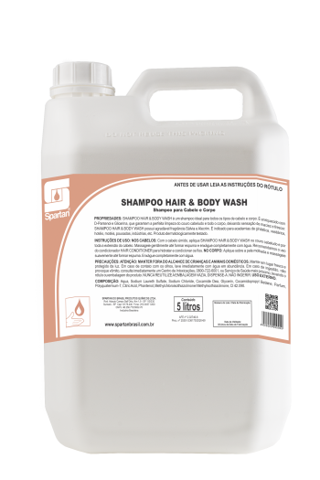 SHAMPOO HAIR & BODY WASH - Cabelo e Corpo - 5 litros