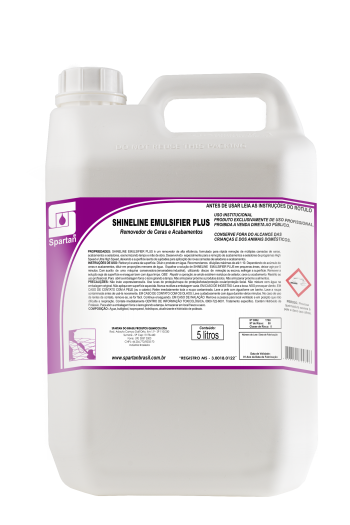 SHINELINE EMULSIFIER PLUS - Removedor de Ceras e Acabamentos - 5 litros