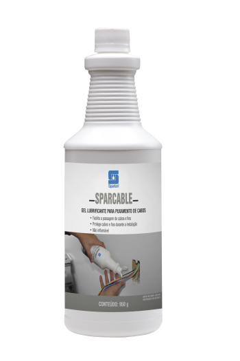 SPARCABLE - Gel lubrificante para puxamento de cabos - 1 Litro (Pronto uso)
